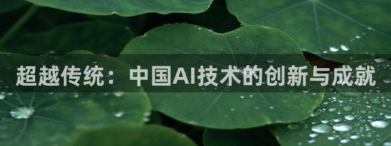 超越传统：中国AI技术的创新与成就