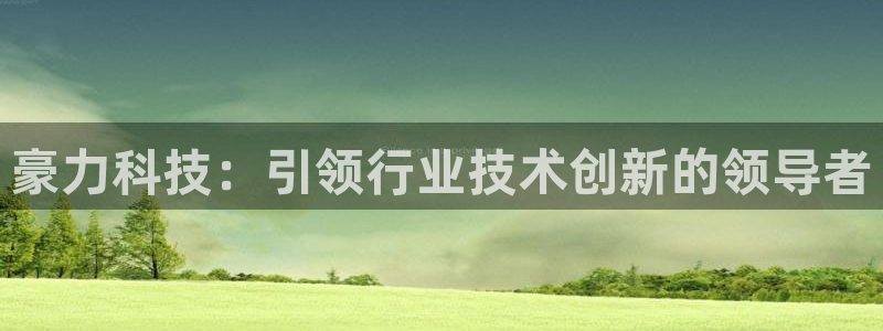 豪力科技：引领行业技术创新的领导者